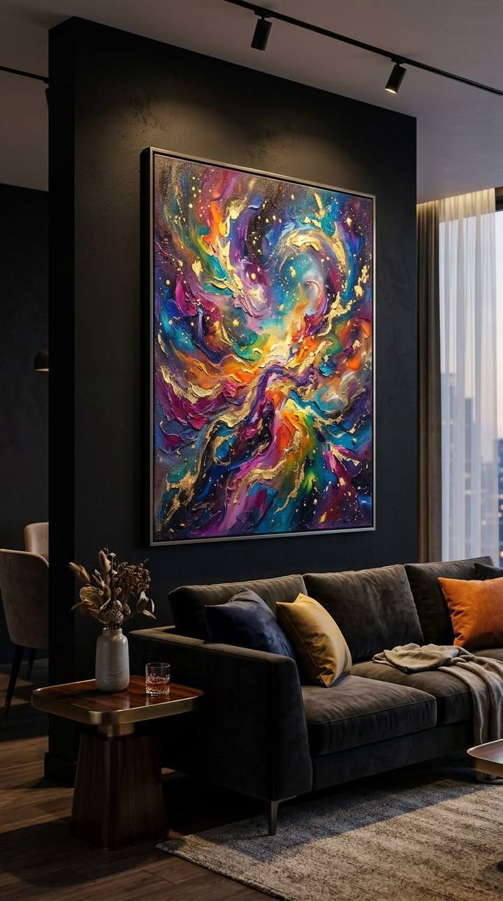 อัลบั้มรวมงานวาดสีน้ำมัน abstract โมเดิร์น หรูหรา