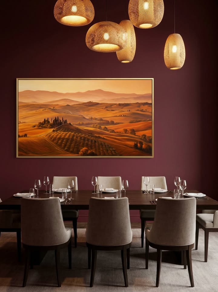 ภาพวาดสีน้ำมันโมเดิร์นตามสั่ง สำหรับบ้านที่ไม่เหมือนใคร